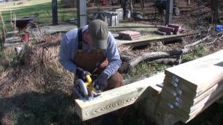 How to Build a Pole Barn Pt 3  Setting Posts [upl. by Erde]