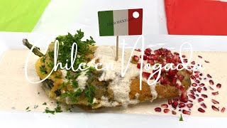 RECETA DE CHILES EN NOGADA HIGIENICA DELICIOSA Y FÁCILISIMA [upl. by Horan]