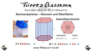 Sechsecksprisma  Volumen und Oberfläche [upl. by Robin]