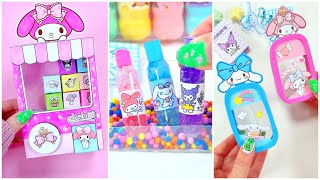 SIMPATICHE IDEE ARTIGIANALI DI SANRIO  MESTIERI DI CARTA FACILI diy sanrio [upl. by Sirej]