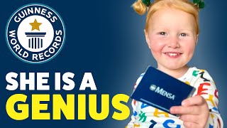 Our Two Year Old Is A Certified Genius  Guinness World Records [upl. by Llerod850]