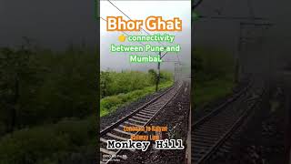 hills travel railway railway real facts india Bhor Ghat connectivity between Pune and Mumbai [upl. by Pietra]