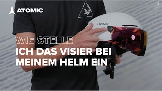 So stellst du das Visier bei deinem Atomic Helm ein [upl. by Otreblif]