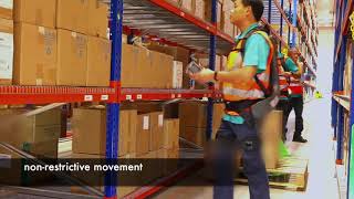 Exoskeletons in a Logistics Warehouse [upl. by Enylekcaj]