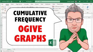 Cumulative Frequency Calculations and Ogive Graph [upl. by Cirilo]