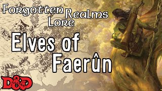 Forgotten Realms Lore  Elves of Faerun [upl. by Lucie]