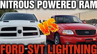 RAM RT VS FORD SVT LIGHTING [upl. by Joselyn]