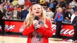 Pennsylvania Native 11yearold Taylor Swift sang during a Sixers game 2002 [upl. by Ainafetse]