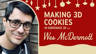 Making 3D Gingerbread Cookies Using Adobe Creative Cloud with Wes McDermott [upl. by Urana]