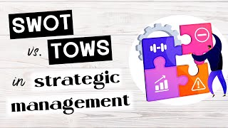 SWOT vs TOWS matrix in strategic management how to use them in your business plan [upl. by Imojean]