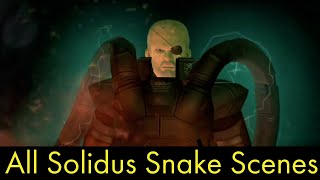 Metal Gear Solid 2 All Solidus Snake Scenes HD [upl. by Pickering]