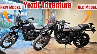 Yezdi Adventure Old Model Vs New Model Compression On Road Price Features New Update Exhaust Sound [upl. by Nicolau]