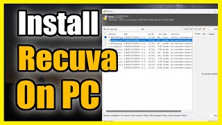 How to Get amp Install Recuva to Recover Delete files on Computer Easy Method [upl. by Sochor641]