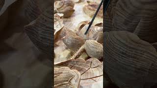 Amazing Wood Lotus Carving Skill [upl. by Guthry]