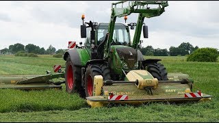 Maaien met de nieuwe FENDT 724 Vario Peter Ziel De Groeve [upl. by Rehpretsirhc]