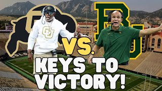 Live What Coach Prime And Colorado Football NEEDS To Do To Defeat The Baylor Bears [upl. by Asinet]