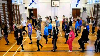 Skansevejens Skole 2 kl danser linedance [upl. by Htebesile253]