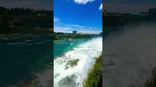 Spectacular View of Rainbow at Niagara Falls niagarafalls niagara nature youtubeshorts usa [upl. by Tyson]