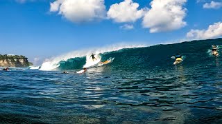 Bodyboarding ULUWATU  Bali Indonesia 2023  RAW POV [upl. by Aynor]