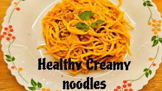 Healthy creamy Noodles recipe 🍜 super tasty nd Helathy Vegetables noodles recipe 🍝 [upl. by Heger]