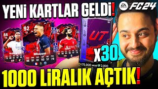 YENİ EFSANE KARTLAR GELMİŞŞŞ 1000 LİRALIK DEV PAKET AÇILIMI YAPTIK Fifa 2024 Ultimate Team [upl. by Nylasej]