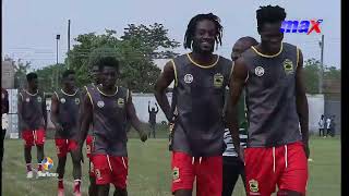 Aduana Stars FC vs Asante Kotoko team warmups [upl. by Laiceps586]