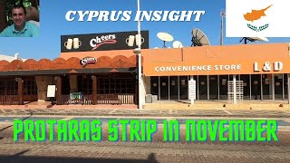 Protaras Strip November  What is open [upl. by Paviour]