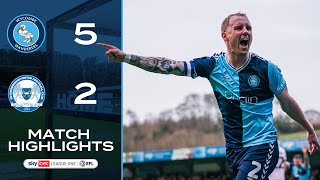 Highlights Wycombe 52 Peterborough [upl. by Zilef]