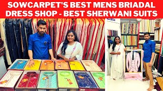 Sowcarpets Best Sherwani Suits  Rainbow Mens Studio Sowcarpet  Priya just now fashion [upl. by Sidwell334]