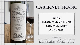 Gran Enemigo 2015 El Cepillo Cabernet Franc San Carlos Uco Valley Argentina  Cab Franc Chronicles [upl. by Vasily]