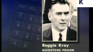 March 1995 Reggie Kray Telephone Interview Archive Footage [upl. by Brom]