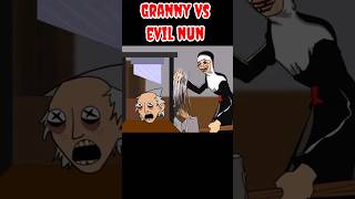 Evil nun vs granny fight funny video shortsgrannyevilnungaminggameplay [upl. by Woolcott]