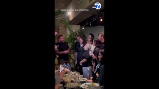 Customers surprise Mexican restaurant staff with 10000 tip [upl. by Calica]