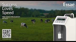 Essae Ultrasonic Highspeed Milk Analyser Machine MA825 [upl. by Lachish]