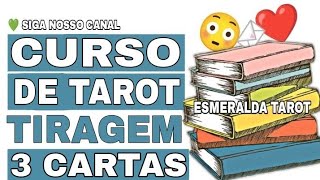 📚 CURSO DE TAROT COM 3 CARTAS  MÉTODO DE TIRAGEM  Como ler linha de três cartas [upl. by Tayler]