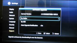 How to do a software update on the Samsung Bluray Player [upl. by Azilef]