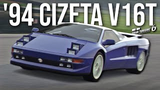 Gran Turismo 6  1994 Cizeta V16T Review  GT6 Revisited [upl. by Gonzalez]