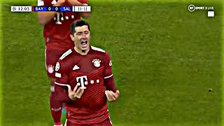 Lewandowski Celebration Bayern Munich vs Salzburg 4K UHD Free Lewandowski Clip for Edit [upl. by Xerxes760]