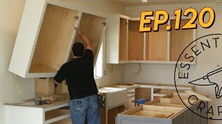 Kitchen Cabinet Installation Ep 120 [upl. by Anelat]