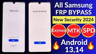 Samsung Frp Bypass 2024Android 1314 New Security 2024Frp Lock Removal Samsung  Bypass Frp [upl. by Aicilas]