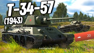 T3457 1943 Exterminator Gameplay in War Thunder  No Commentary [upl. by Oberg653]