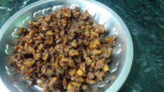 Pagarkai fry recipe in Tamil videoby arul tv [upl. by Ateuqirne]