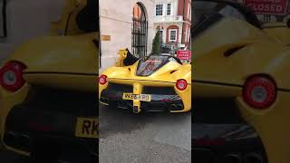 LaFerrari Aperta Startup ferrari startup supercars laferrari hypercar cars car london [upl. by Nellac]