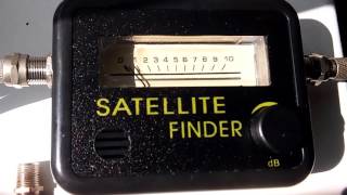 как настроить спутниковую тарелку быстро с помощю Satellite Finder [upl. by Aicilaanna]