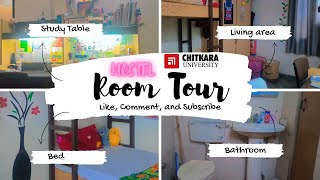 Hostel Room tour of Chitkara university Baddi campus [upl. by Anailli]