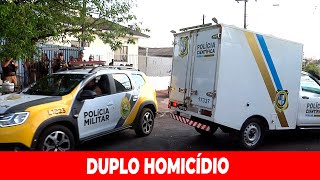 DUPLO HOMICÍDIO DOIS JOVENS FORAM MORTOS À TIROS EM APUCARANA [upl. by Enelrak845]