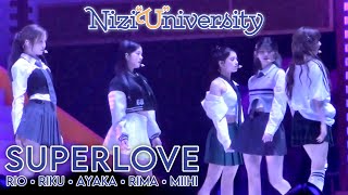 NiziU「SUPERLOVE」LIVE Performance  NiziU Fan Meeting with U 2024 NiziquotUquotniversity FANCAM  Review [upl. by Einahets]