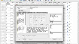 Creating a New or Combined Variable Using SPSS [upl. by Noryv]