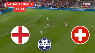 🔴 INGLATERRA  SUIZA TRANSMISION VERTICAL EN VIVO  EURO 2024 EN FUT AND GOL [upl. by Lotsyrk]