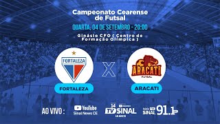 Campeonato Cearense de Futsal Fortaleza x Aracati [upl. by Elorak]